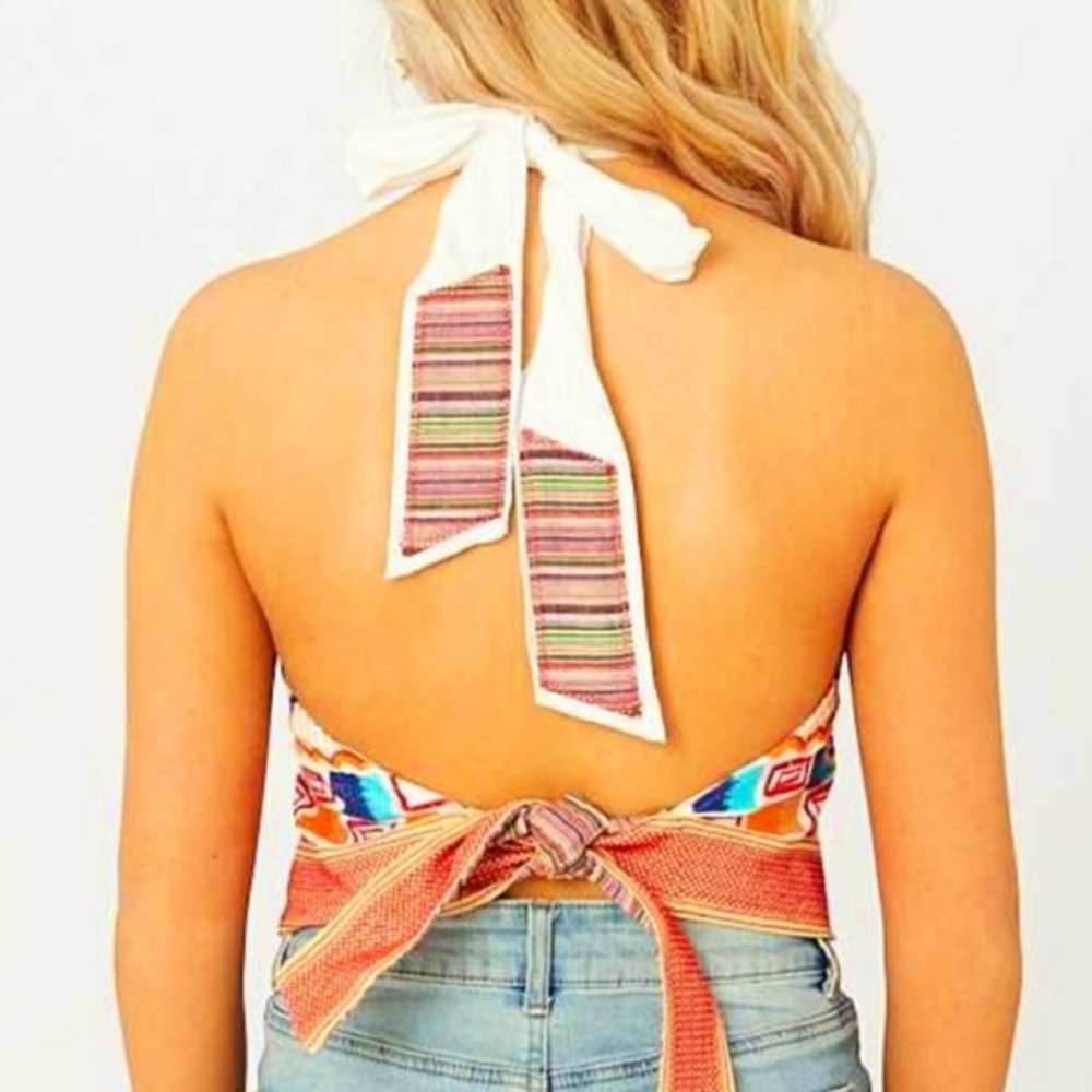 Altar’d State Aztec Halter Top - Picture 2 of 4